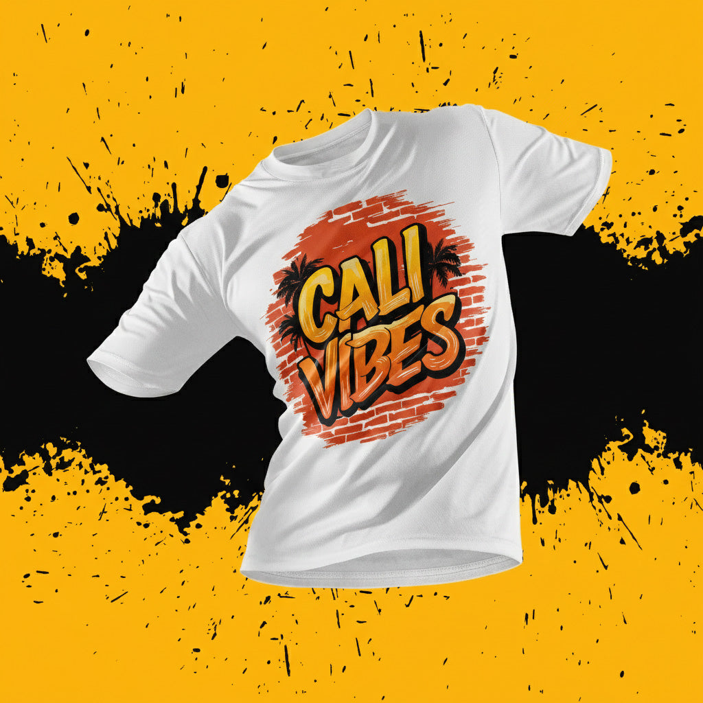 Cali Vibe Brick Tee