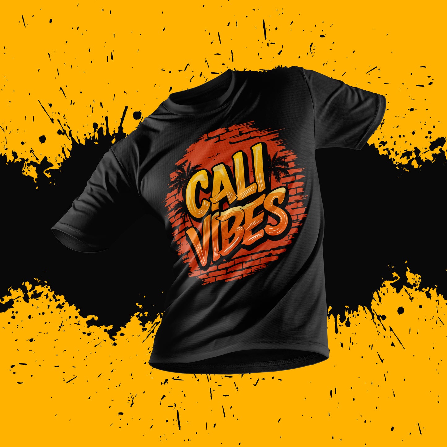 Cali Vibe Brick Tee